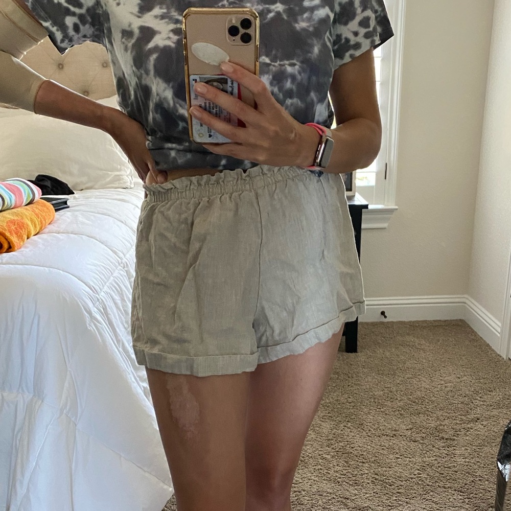 Linen Reformation shorts